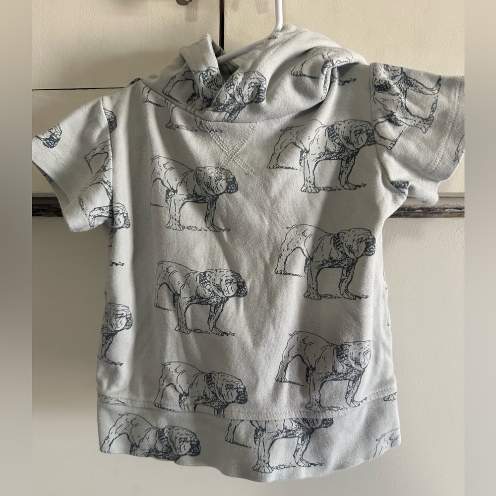 Kate Quinn Bulldog Hoodie Size 3-6M